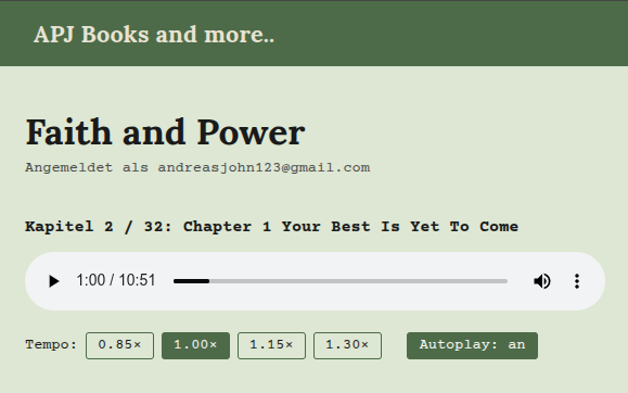 audiobook streaming