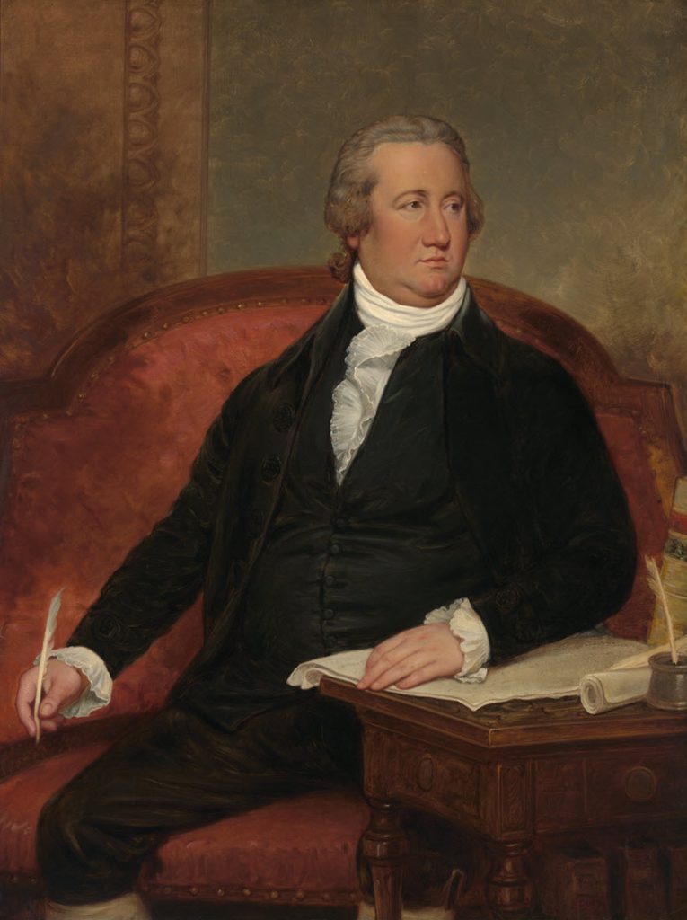 Portrait Frederick Mühlenberg, by Joseph Wright (1756–1793), public domain.
